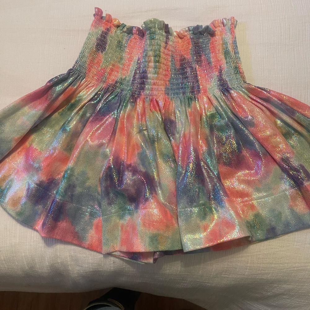 Queen of Sparkles rainbow shorts